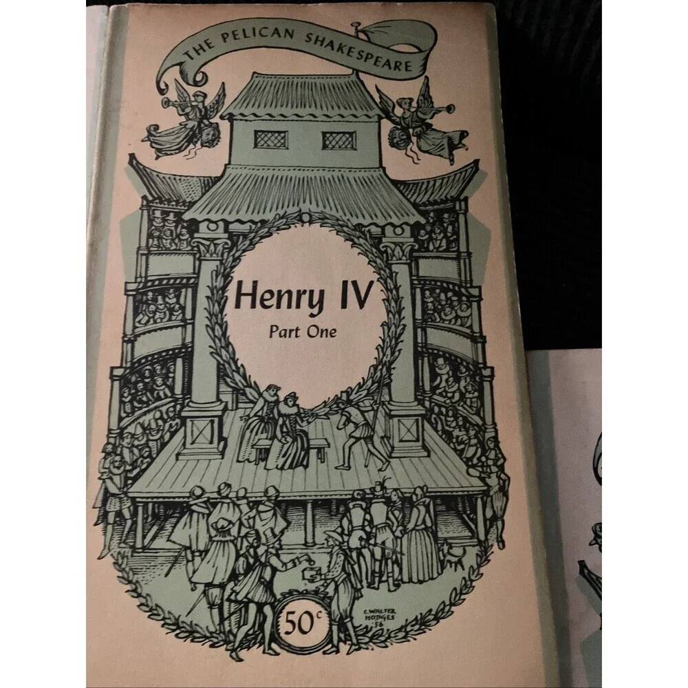 VNTG Pelican Shakespeare Paperback  5 Books 1960s 2 Are Henry IV TOTAL 6 Books